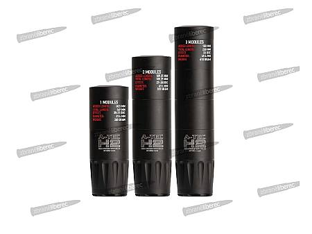 A-TEC, model H2, tlumič 3 modulový, pro ráže do .338"